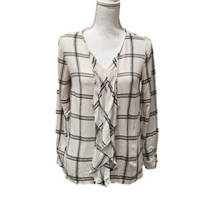 KENSIE Women's Long Sleeve Blouse